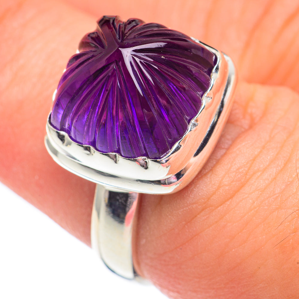 Amethyst Rings handcrafted by Anasilvercos - RING67855