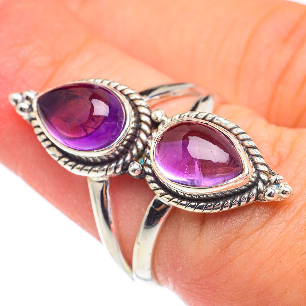 Amethyst Rings handcrafted by Anasilvercos - RING67856