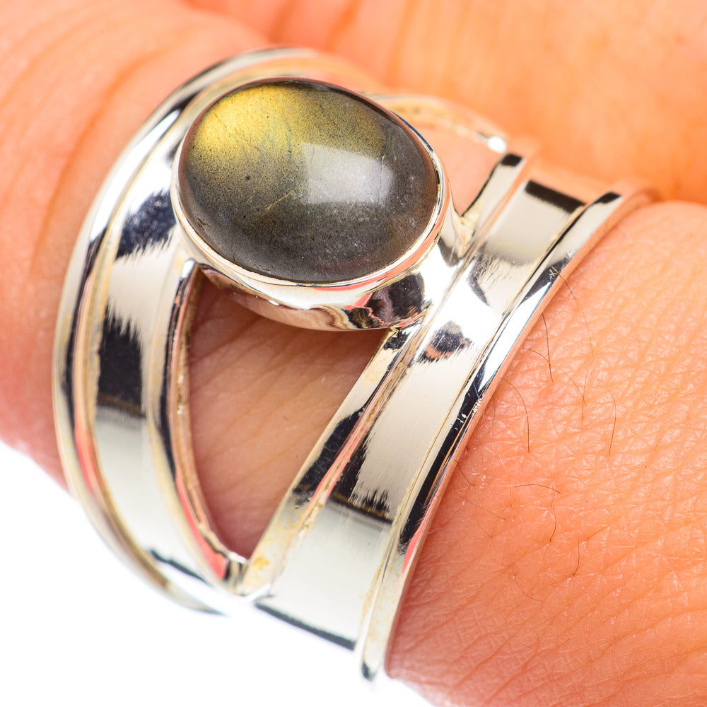 Labradorite Rings handcrafted by Anasilvercos - RING67877