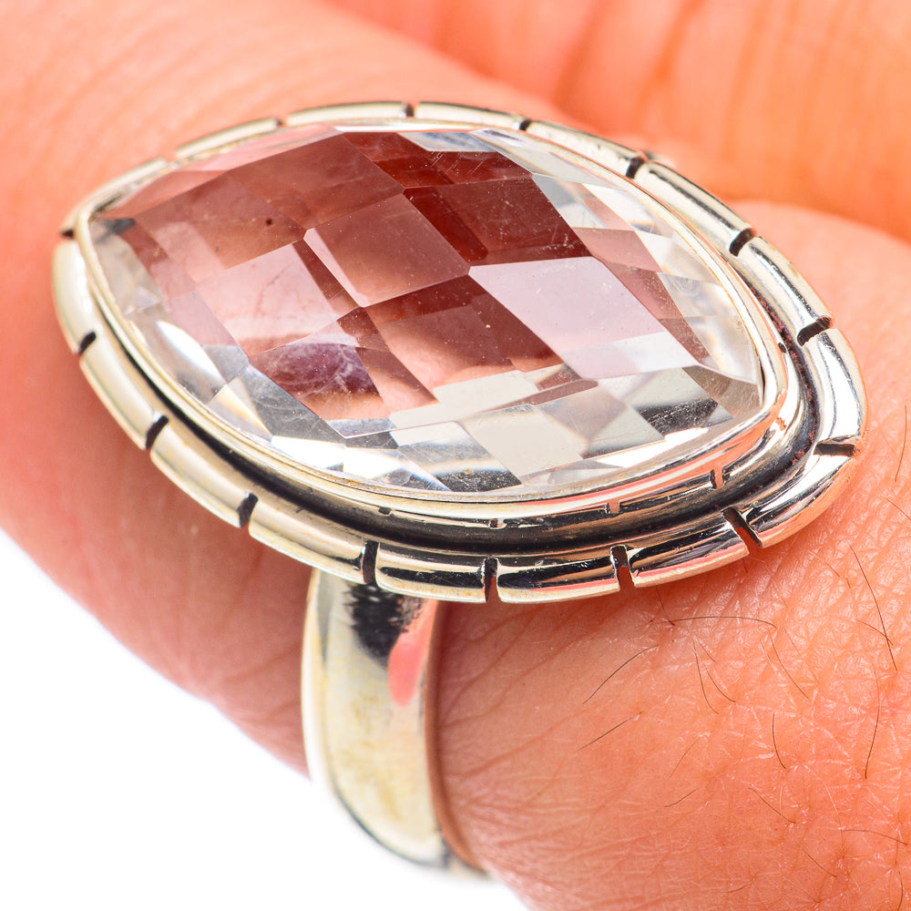 White Quartz Rings handcrafted by Anasilvercos - RING67895
