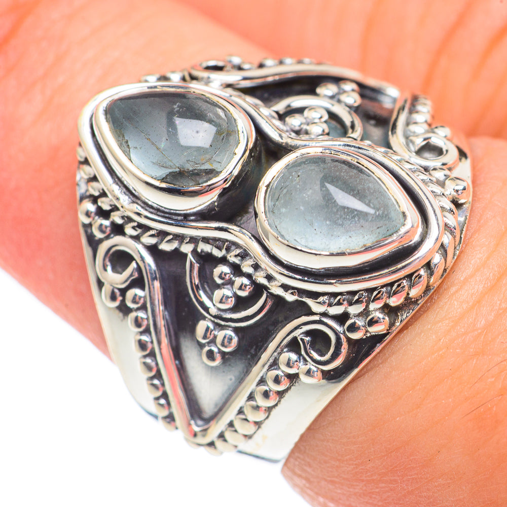 Aquamarine Rings handcrafted by Anasilvercos - RING67900