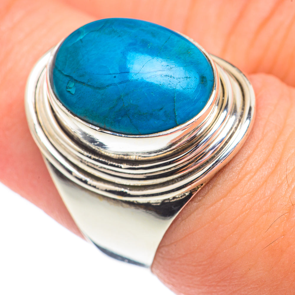 Chrysocolla Rings handcrafted by Anasilvercos - RING67902