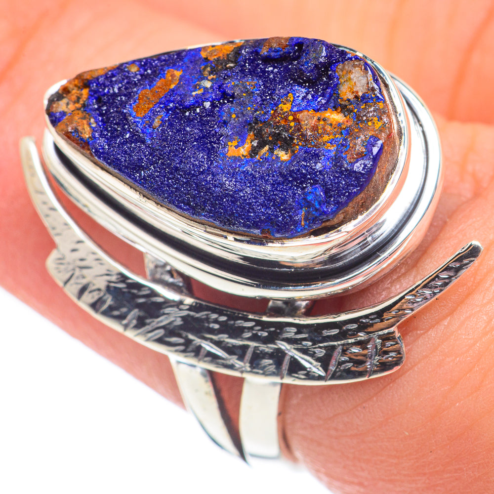 Azurite Rings handcrafted by Anasilvercos - RING67905