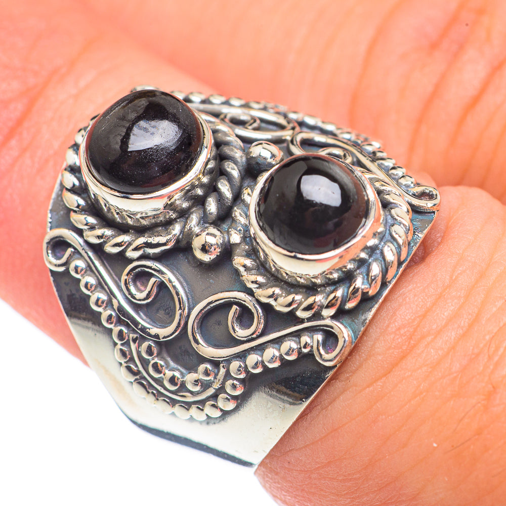 Black Onyx Rings handcrafted by Anasilvercos - RING67922