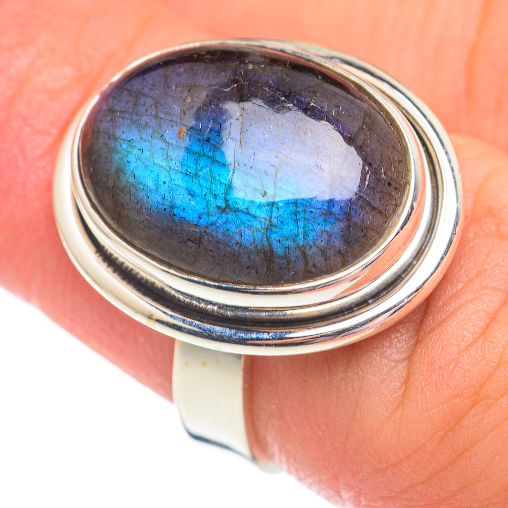 Labradorite Rings handcrafted by Anasilvercos - RING67932