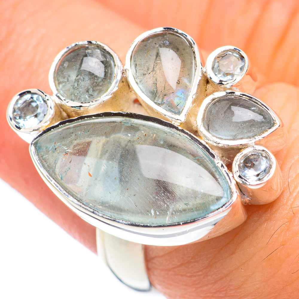 Aquamarine Rings handcrafted by Anasilvercos - RING67933