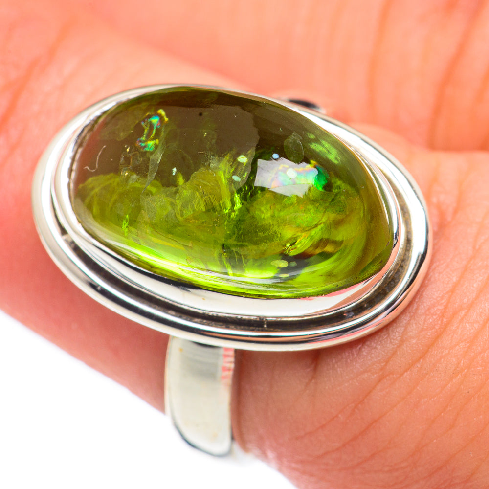 Peridot Rings handcrafted by Anasilvercos - RING67937