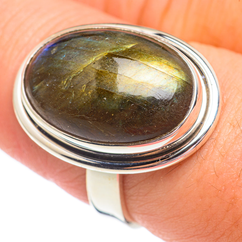 Labradorite Rings handcrafted by Anasilvercos - RING67941
