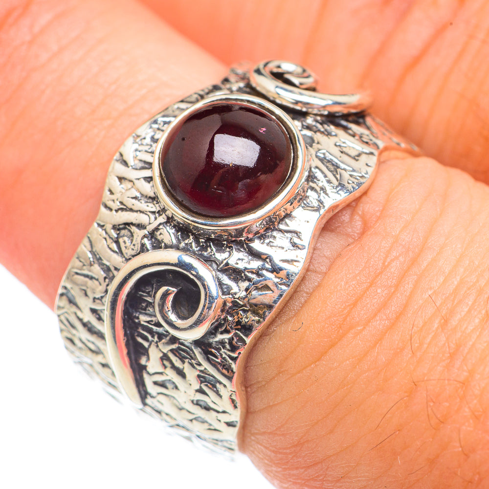 Garnet Rings handcrafted by Anasilvercos - RING67948