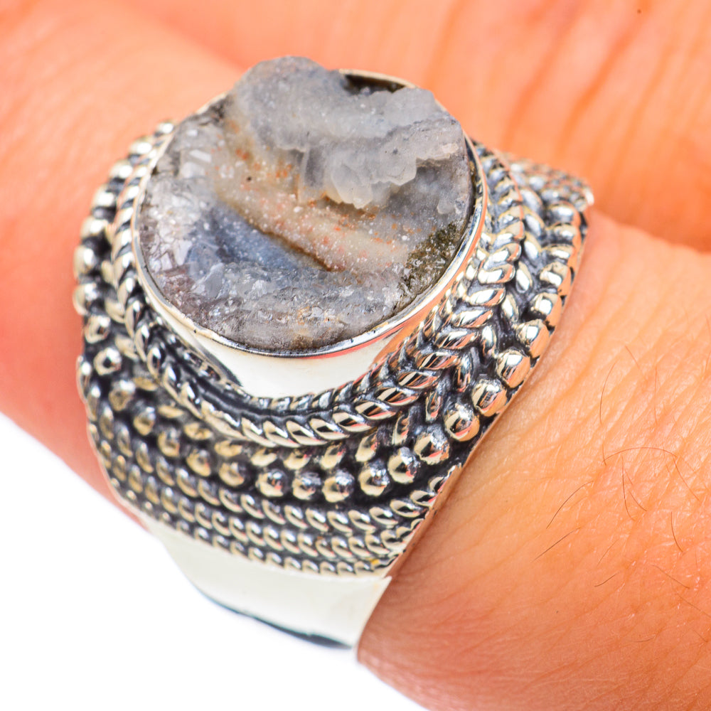 Desert Druzy Rings handcrafted by Anasilvercos - RING67961