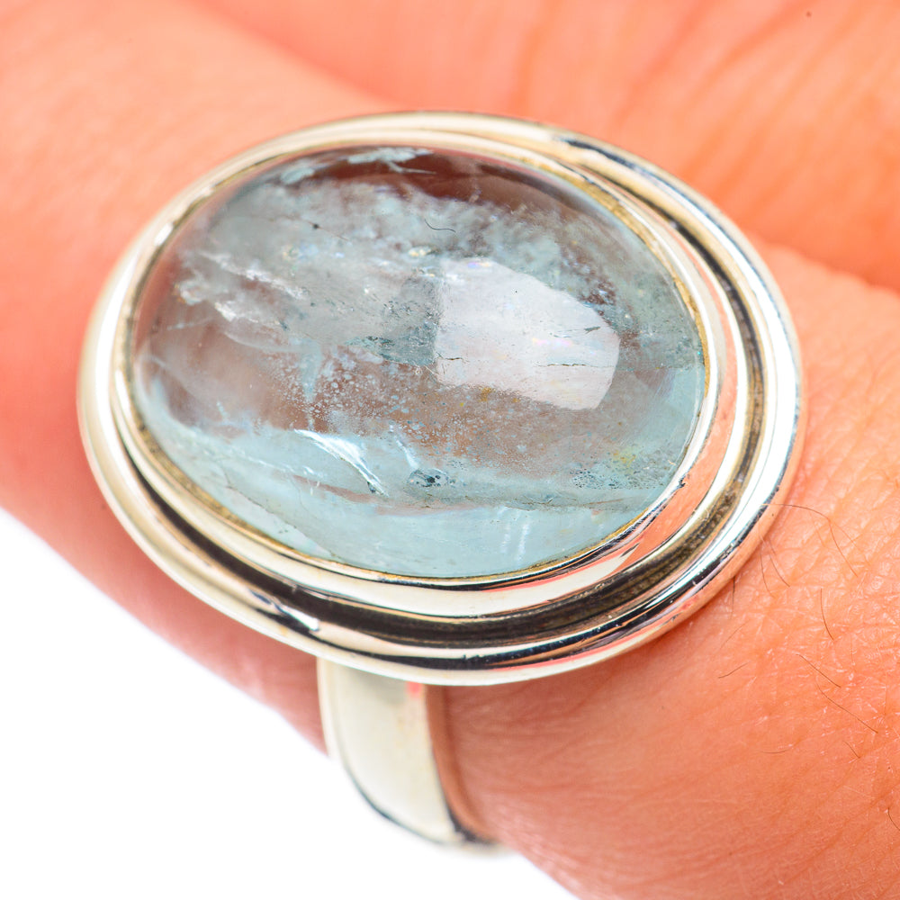 Aquamarine Rings handcrafted by Anasilvercos - RING67967