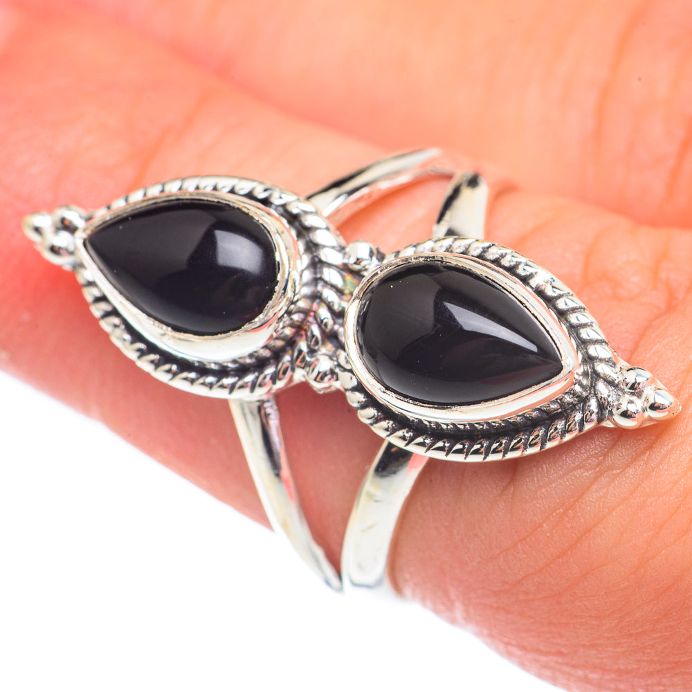 Black Onyx Rings handcrafted by Anasilvercos - RING67979