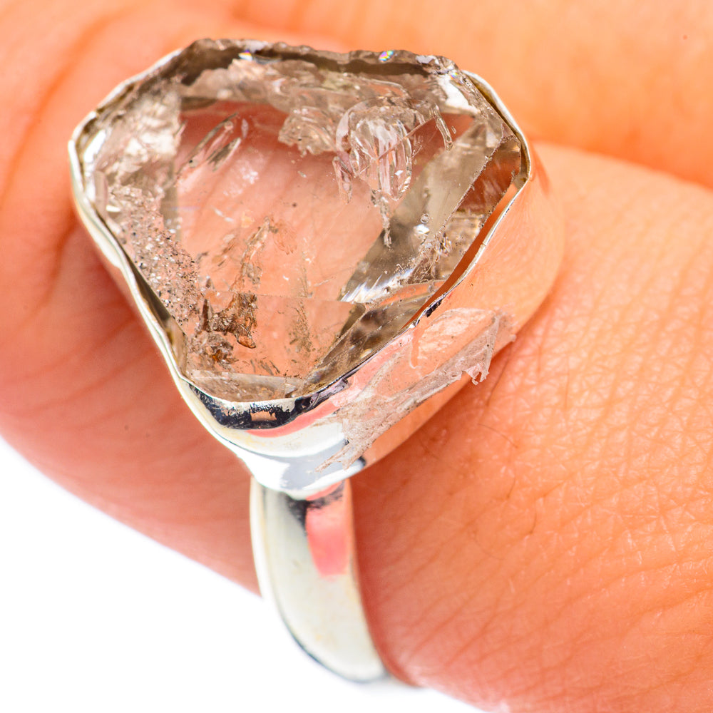 White Quartz Rings handcrafted by Anasilvercos - RING67983