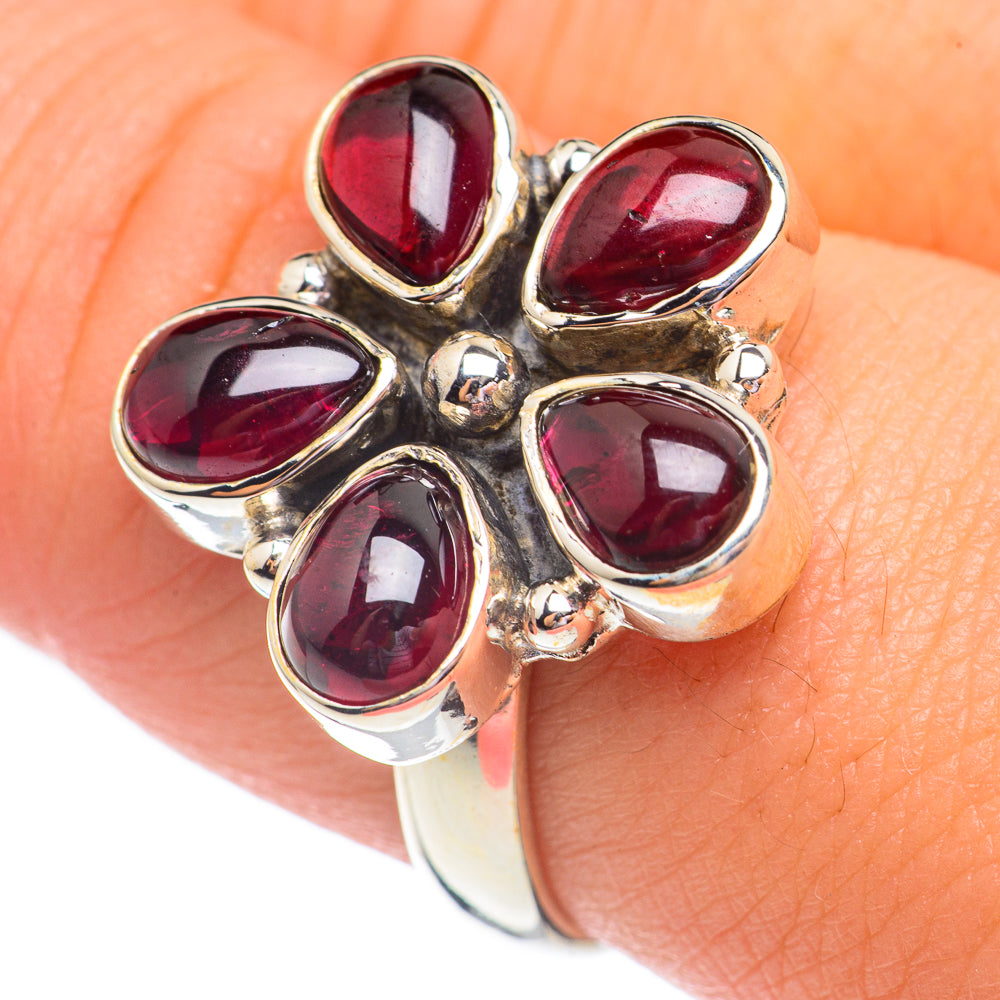 Garnet Rings handcrafted by Anasilvercos - RING67986