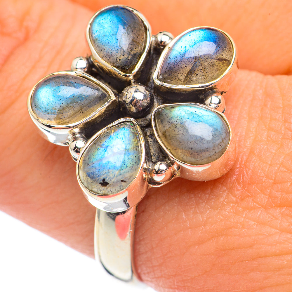 Labradorite Rings handcrafted by Anasilvercos - RING67988
