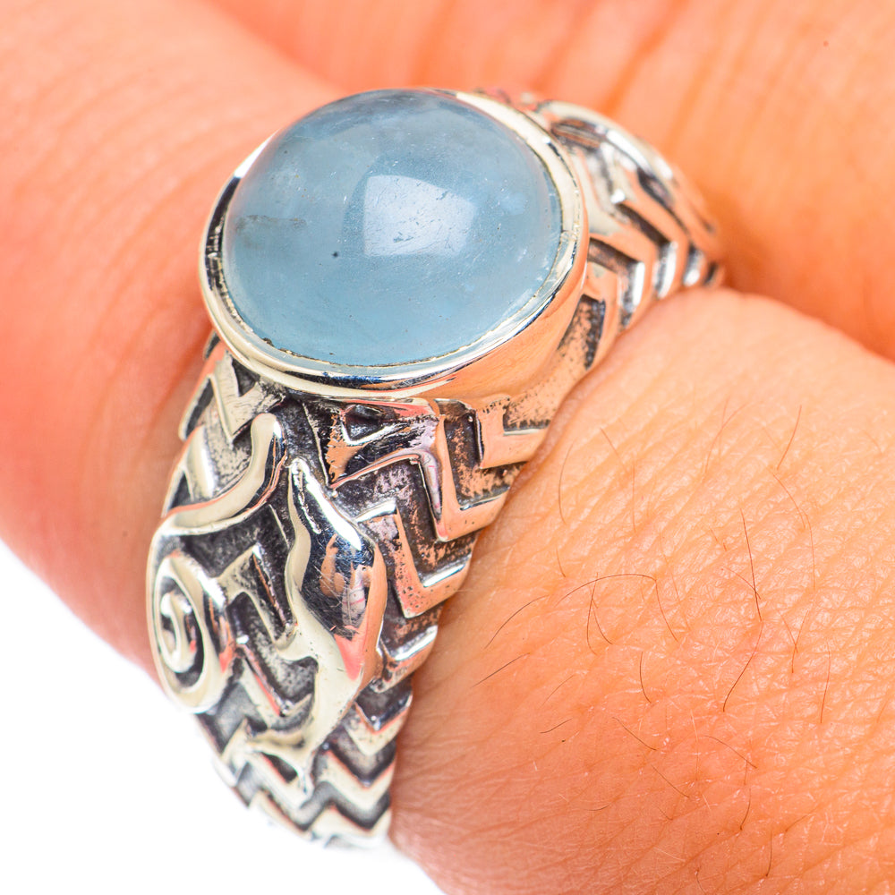 Aquamarine Rings handcrafted by Anasilvercos - RING67991