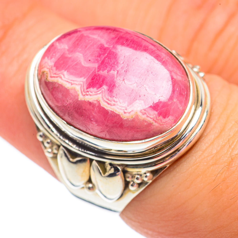 Rhodochrosite Rings handcrafted by Anasilvercos - RING67999