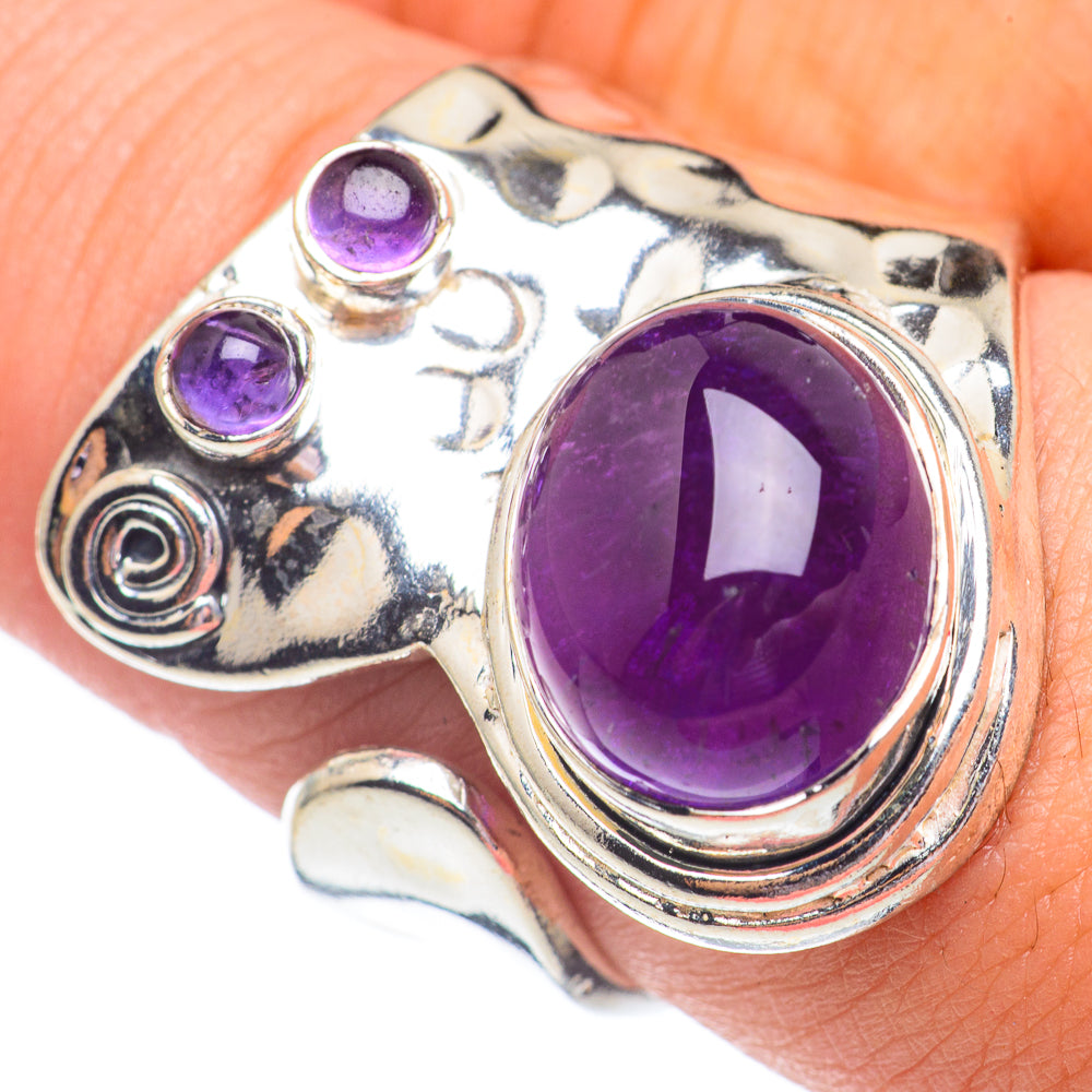 Amethyst Rings handcrafted by Anasilvercos - RING68006