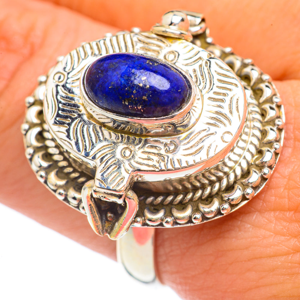 Lapis Lazuli Rings handcrafted by Anasilvercos - RING68021
