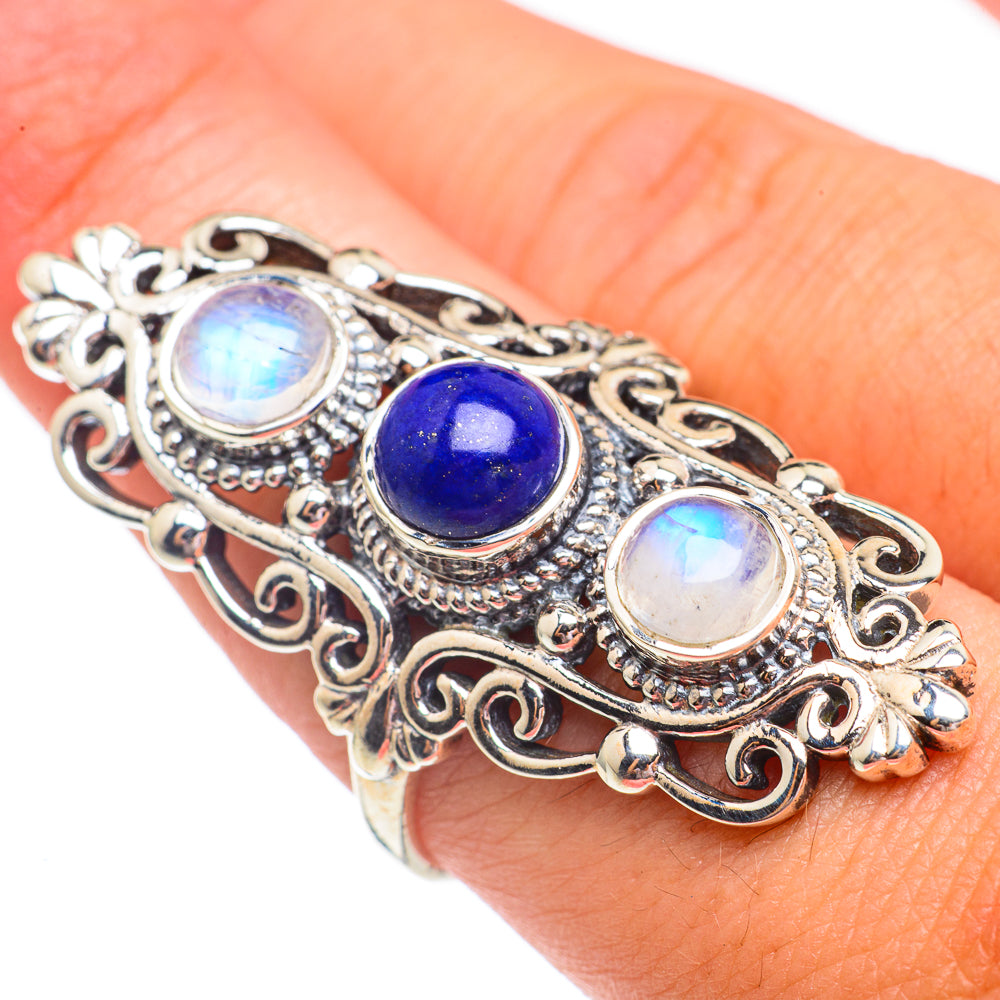Lapis Lazuli Rings handcrafted by Anasilvercos - RING68023
