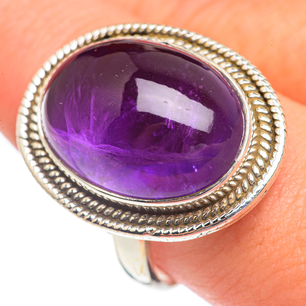 Amethyst Rings handcrafted by Anasilvercos - RING68037