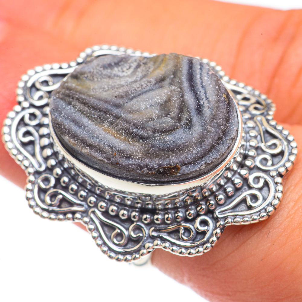 Desert Druzy Rings handcrafted by Anasilvercos - RING68052