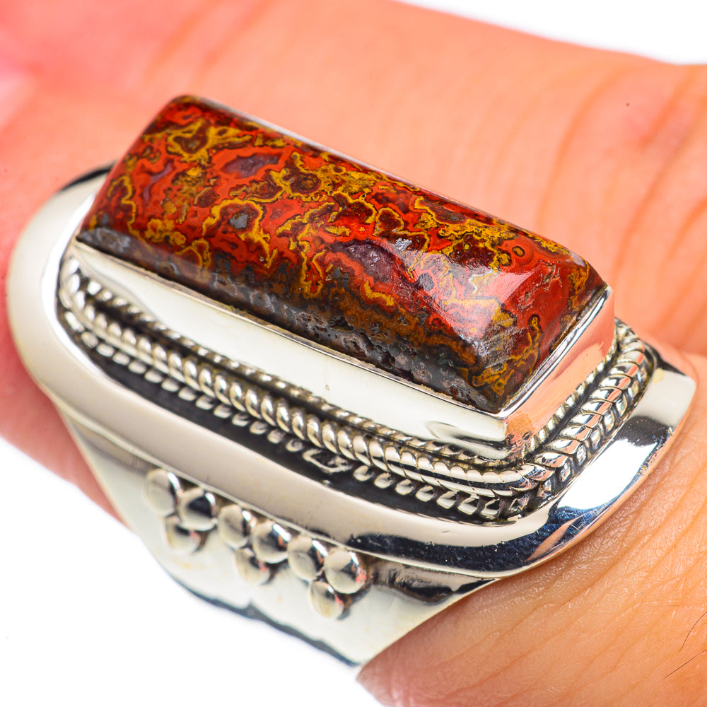 Moroccan Agate Rings handcrafted by Anasilvercos - RING68065