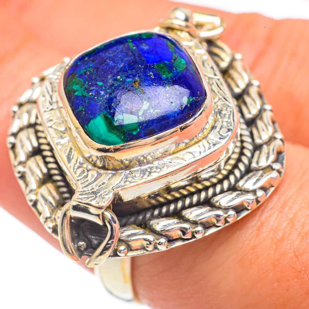 Azurite Rings handcrafted by Anasilvercos - RING68074