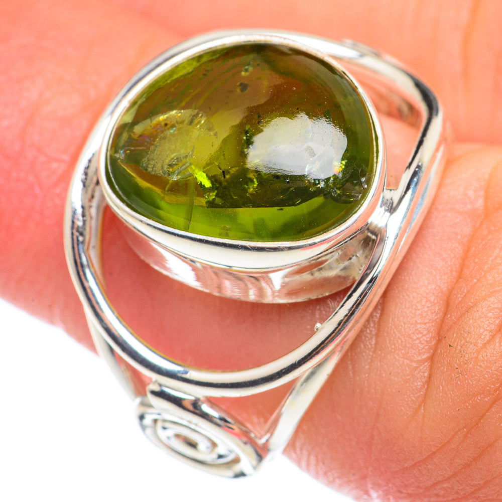 Peridot Rings handcrafted by Anasilvercos - RING68084