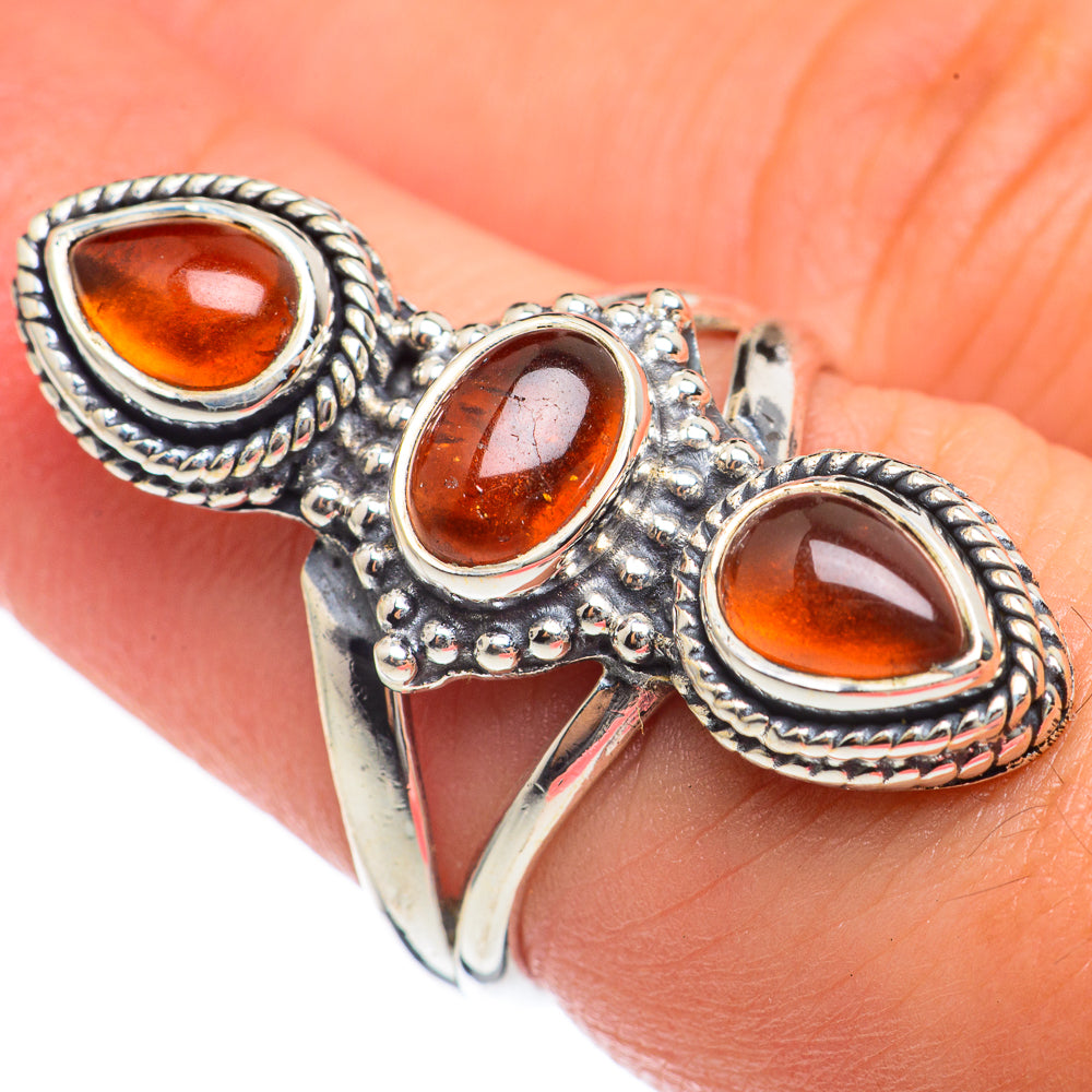 Baltic Amber Rings handcrafted by Anasilvercos - RING68087