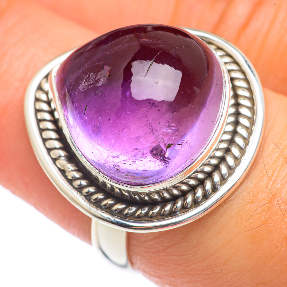 Amethyst Rings handcrafted by Anasilvercos - RING68096