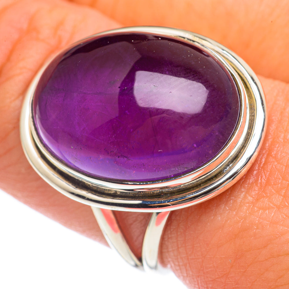 Amethyst Rings handcrafted by Anasilvercos - RING68128