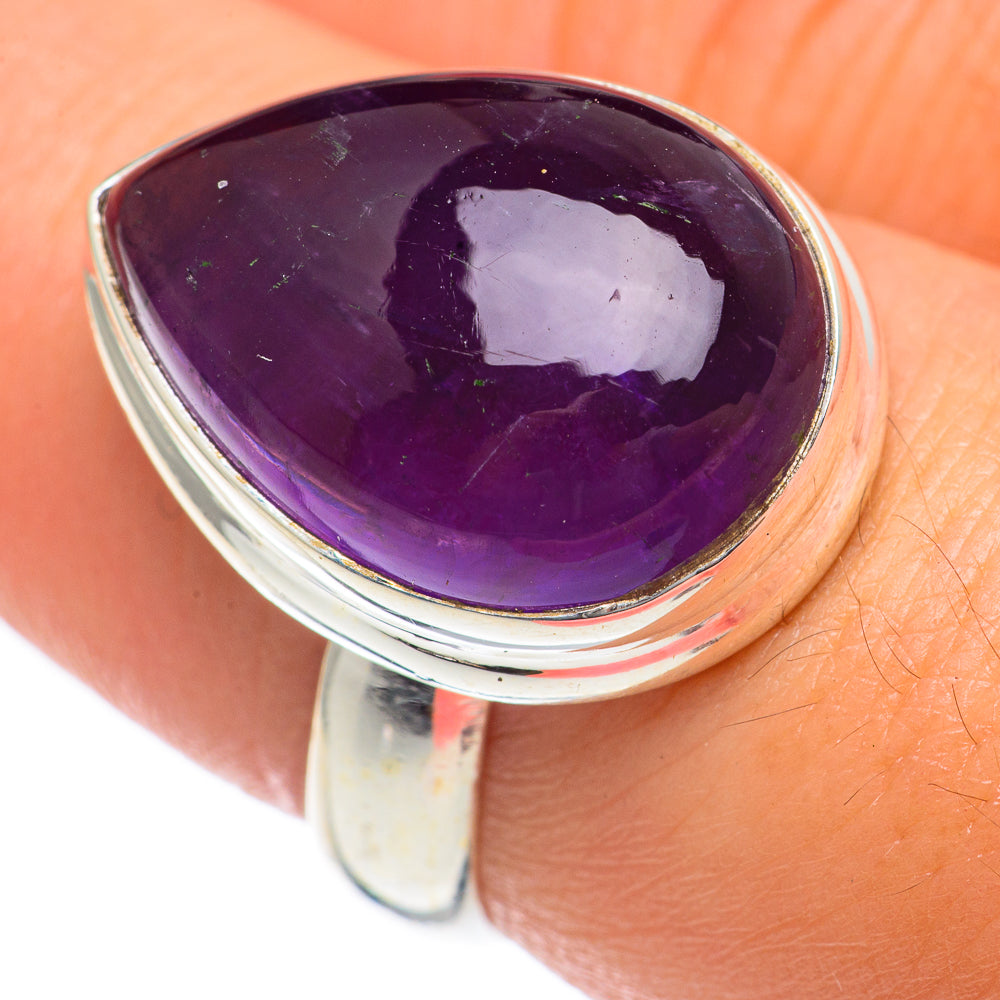 Amethyst Rings handcrafted by Anasilvercos - RING68129