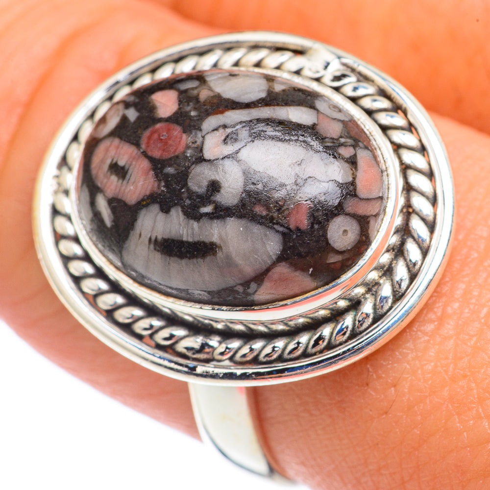 Crinoid Fossil Rings handcrafted by Anasilvercos - RING68152