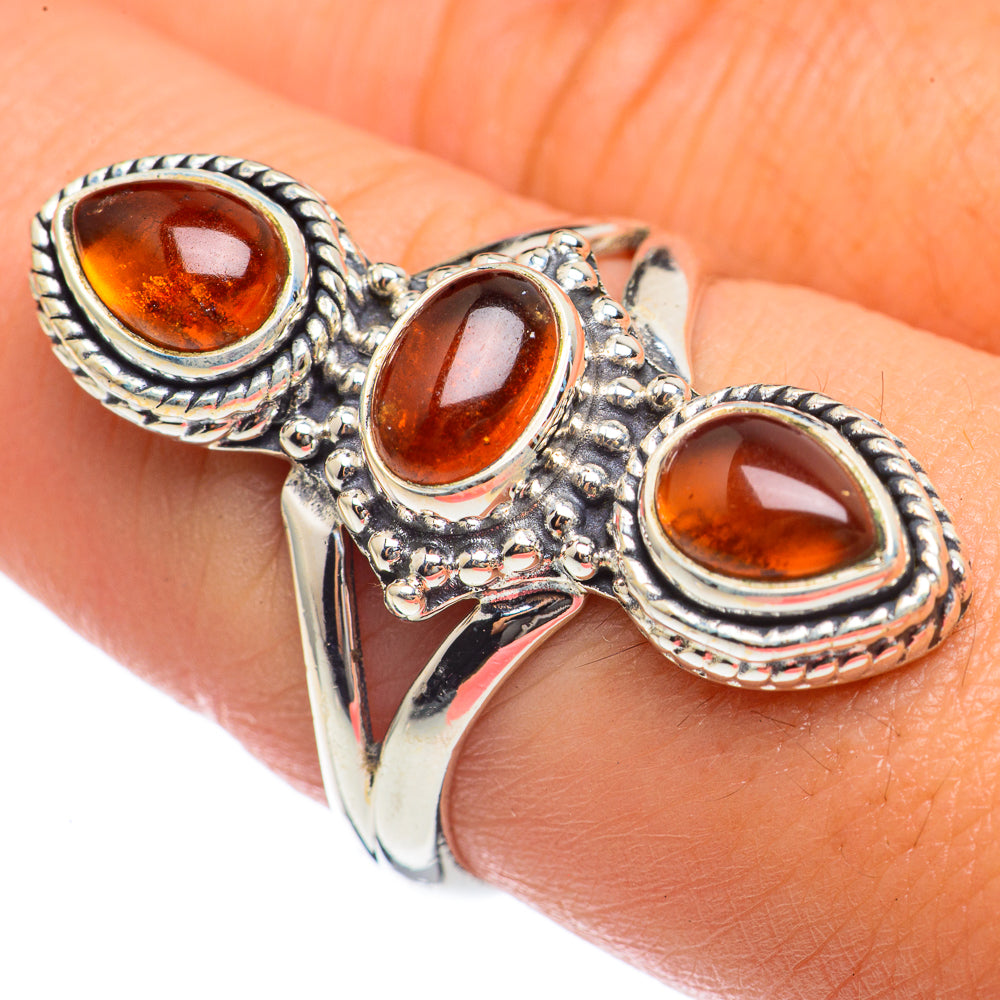 Baltic Amber Rings handcrafted by Anasilvercos - RING68154