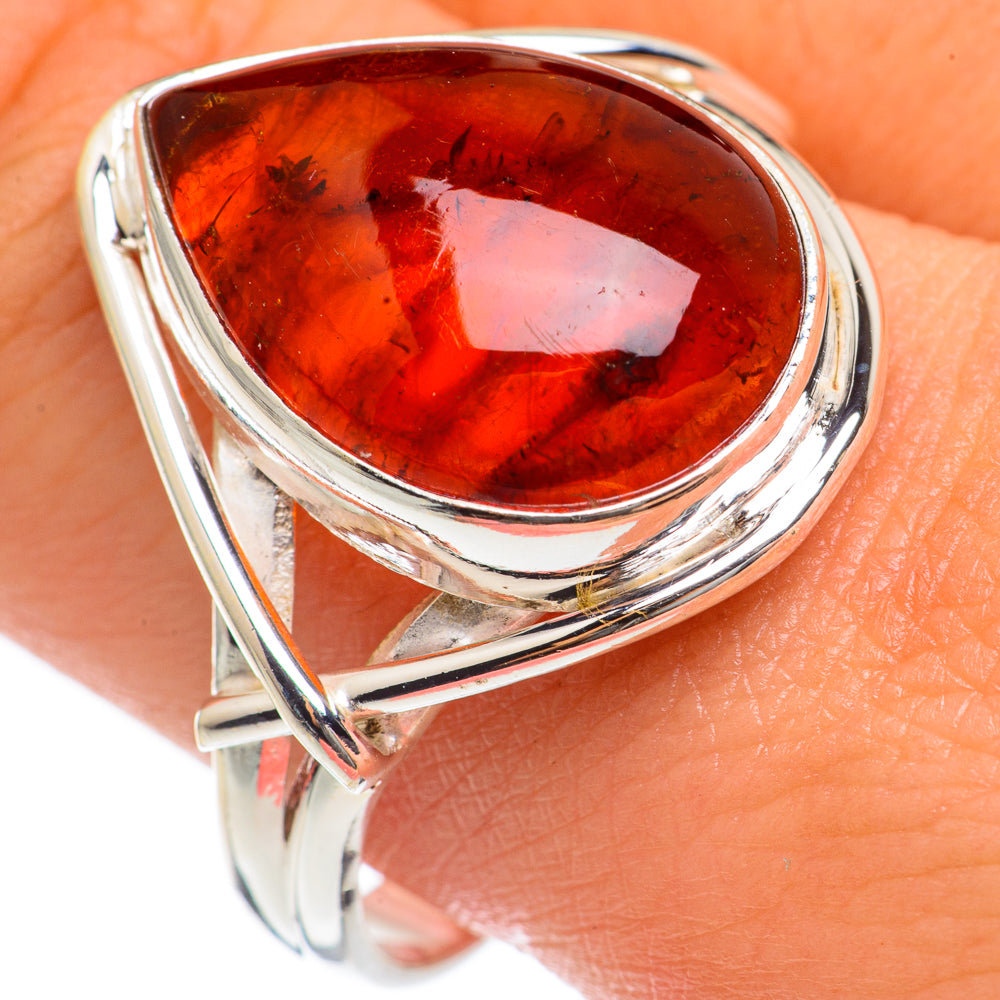 Baltic Amber Rings handcrafted by Anasilvercos - RING68187