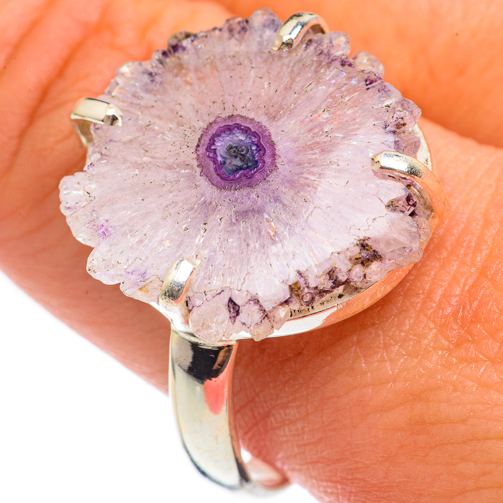 Amethyst Stalactite Rings handcrafted by Anasilvercos - RING68195