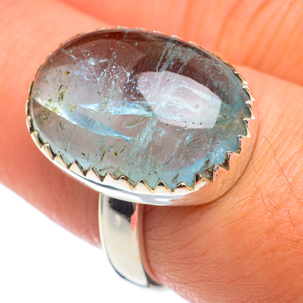 Aquamarine Rings handcrafted by Anasilvercos - RING68207