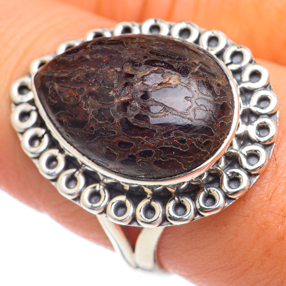 Dinosaur Bone Rings handcrafted by Anasilvercos - RING68215
