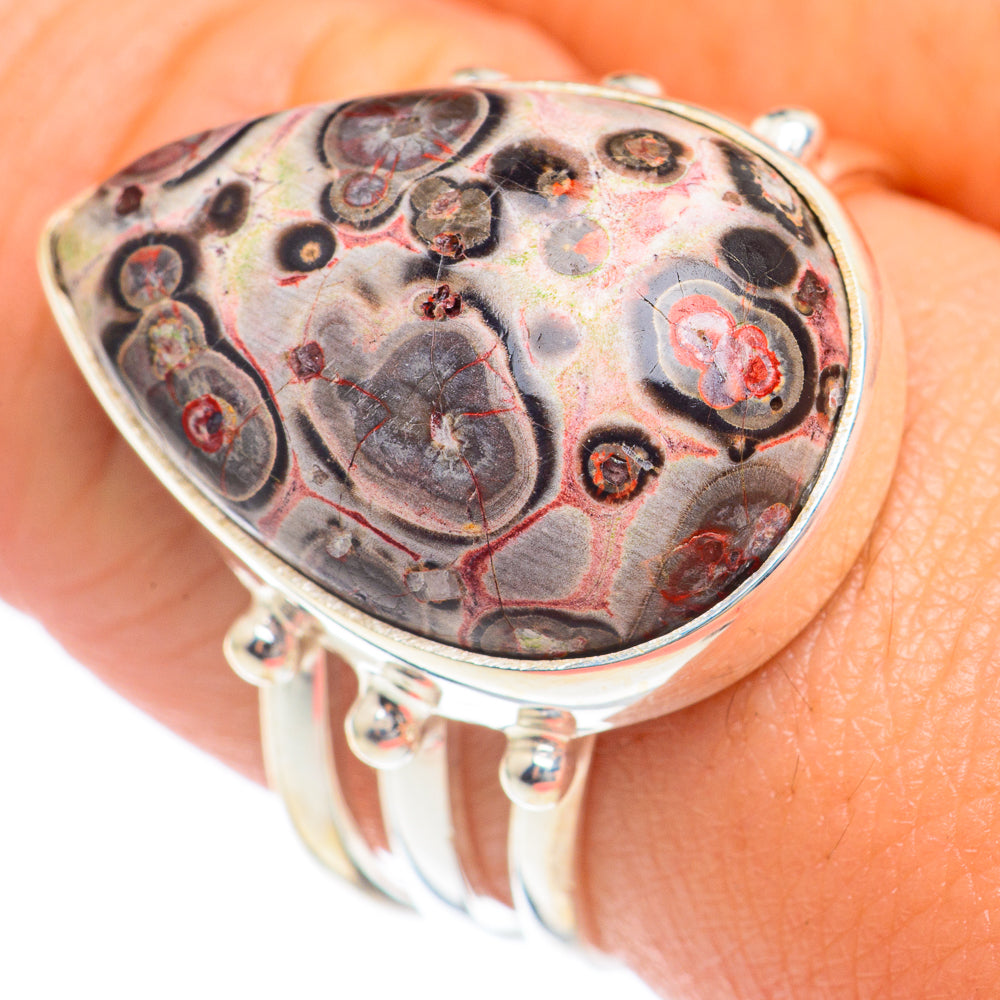Poppy Jasper Rings handcrafted by Anasilvercos - RING68239