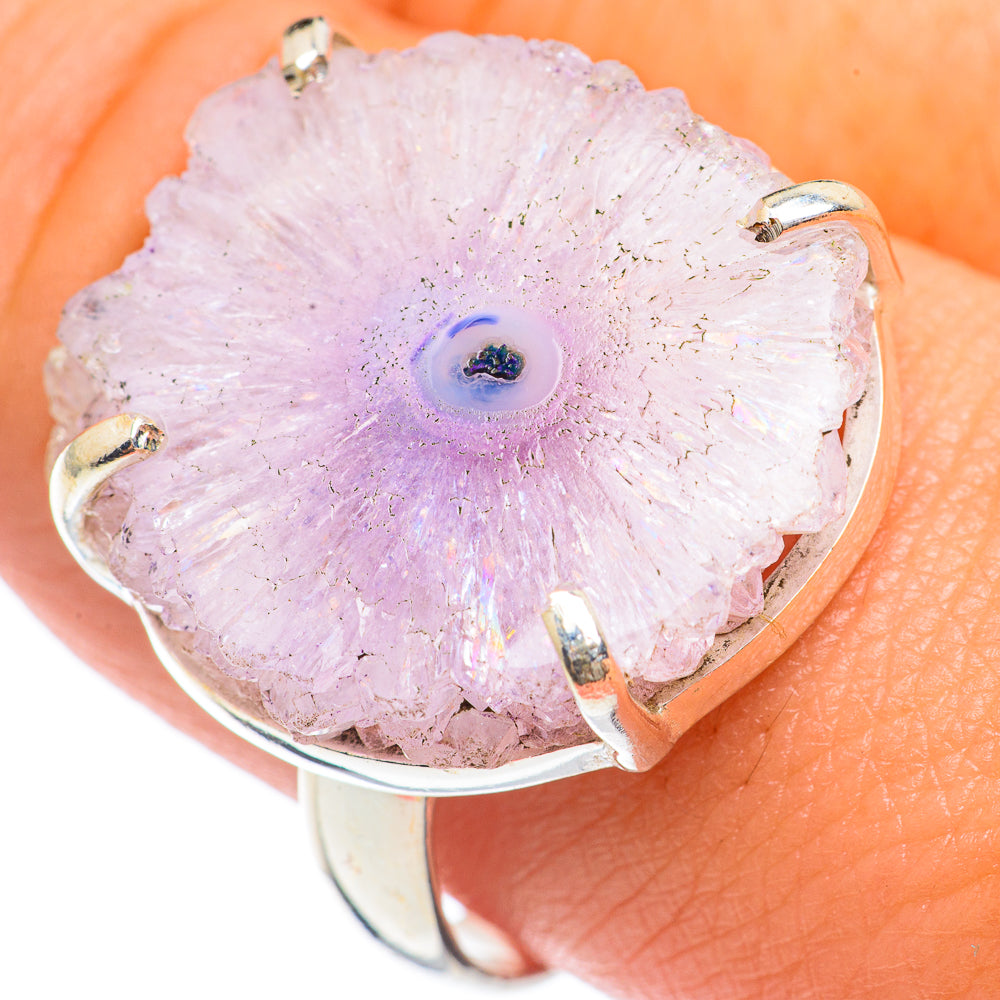 Amethyst Stalactite Rings handcrafted by Anasilvercos - RING68244