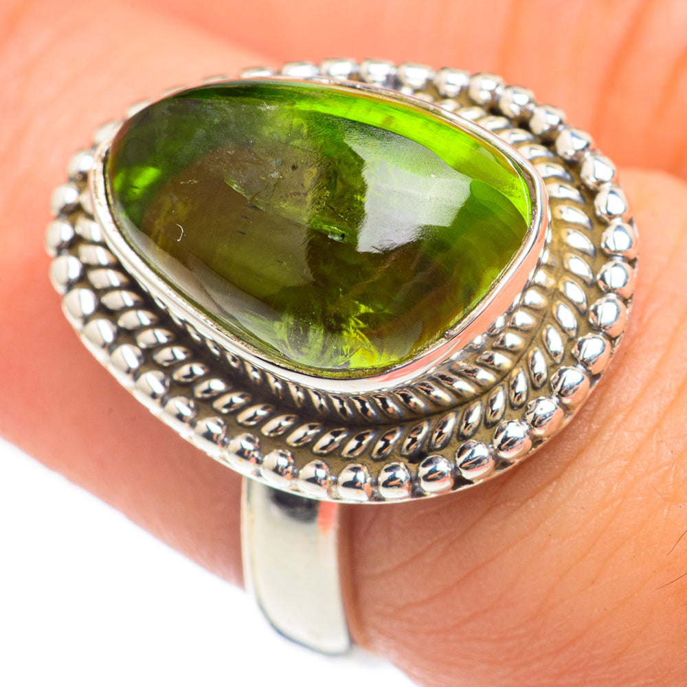 Peridot Rings handcrafted by Anasilvercos - RING68263