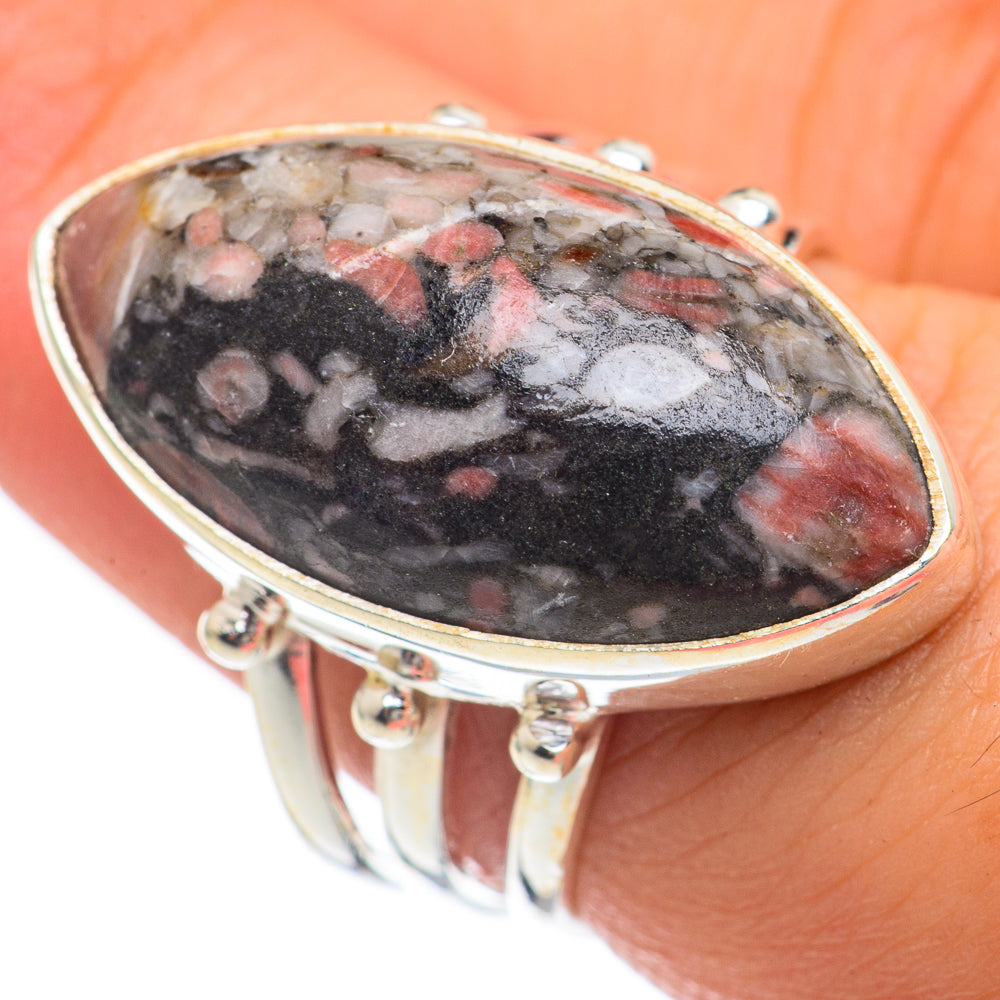 Crinoid Fossil Rings handcrafted by Anasilvercos - RING68264