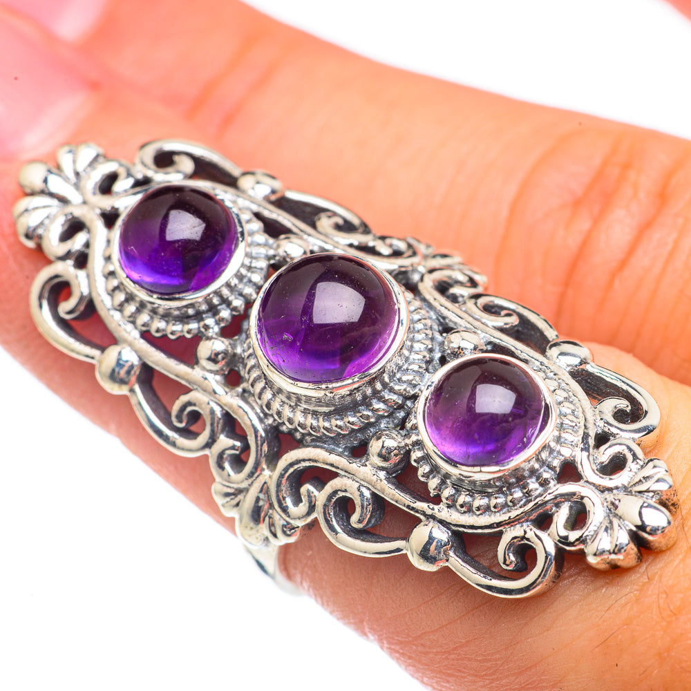 Amethyst Rings handcrafted by Anasilvercos - RING68301