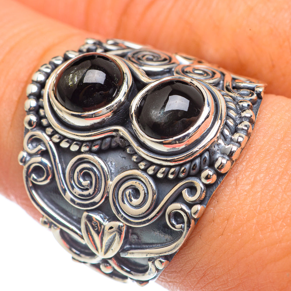 Black Onyx Rings handcrafted by Anasilvercos - RING68303