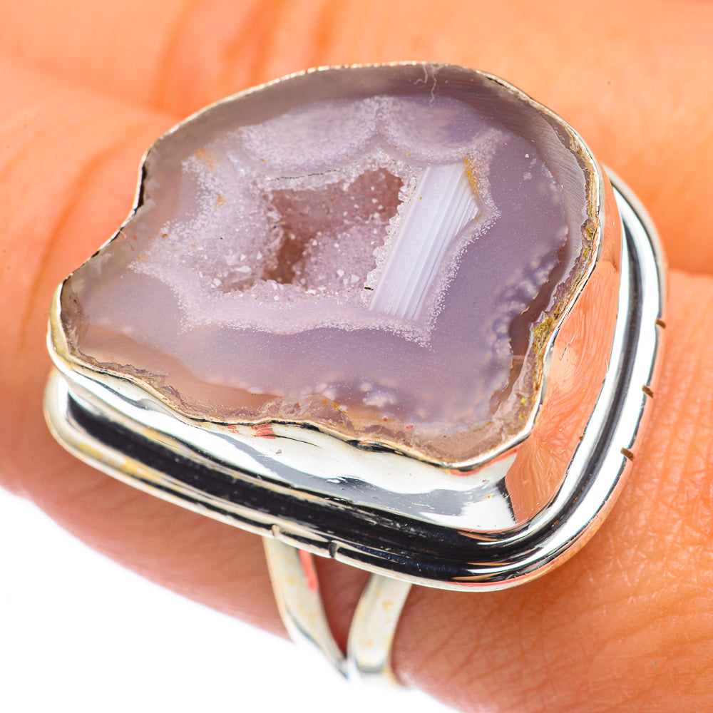 Geode Slice Rings handcrafted by Anasilvercos - RING68307