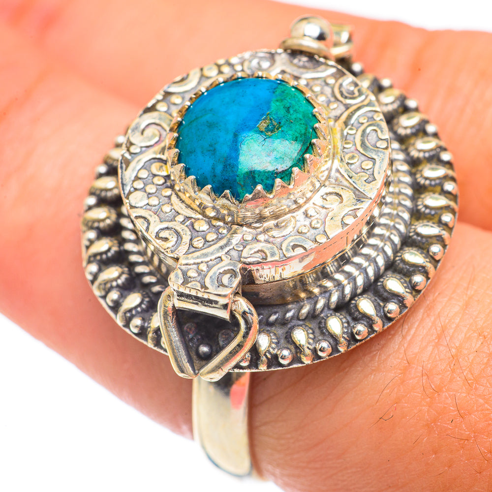 Chrysocolla Rings handcrafted by Anasilvercos - RING68318