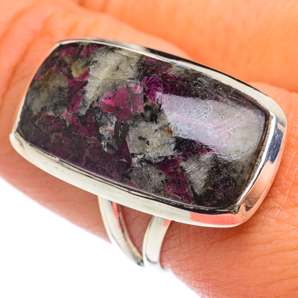 Russian Eudialyte Rings handcrafted by Anasilvercos - RING68332