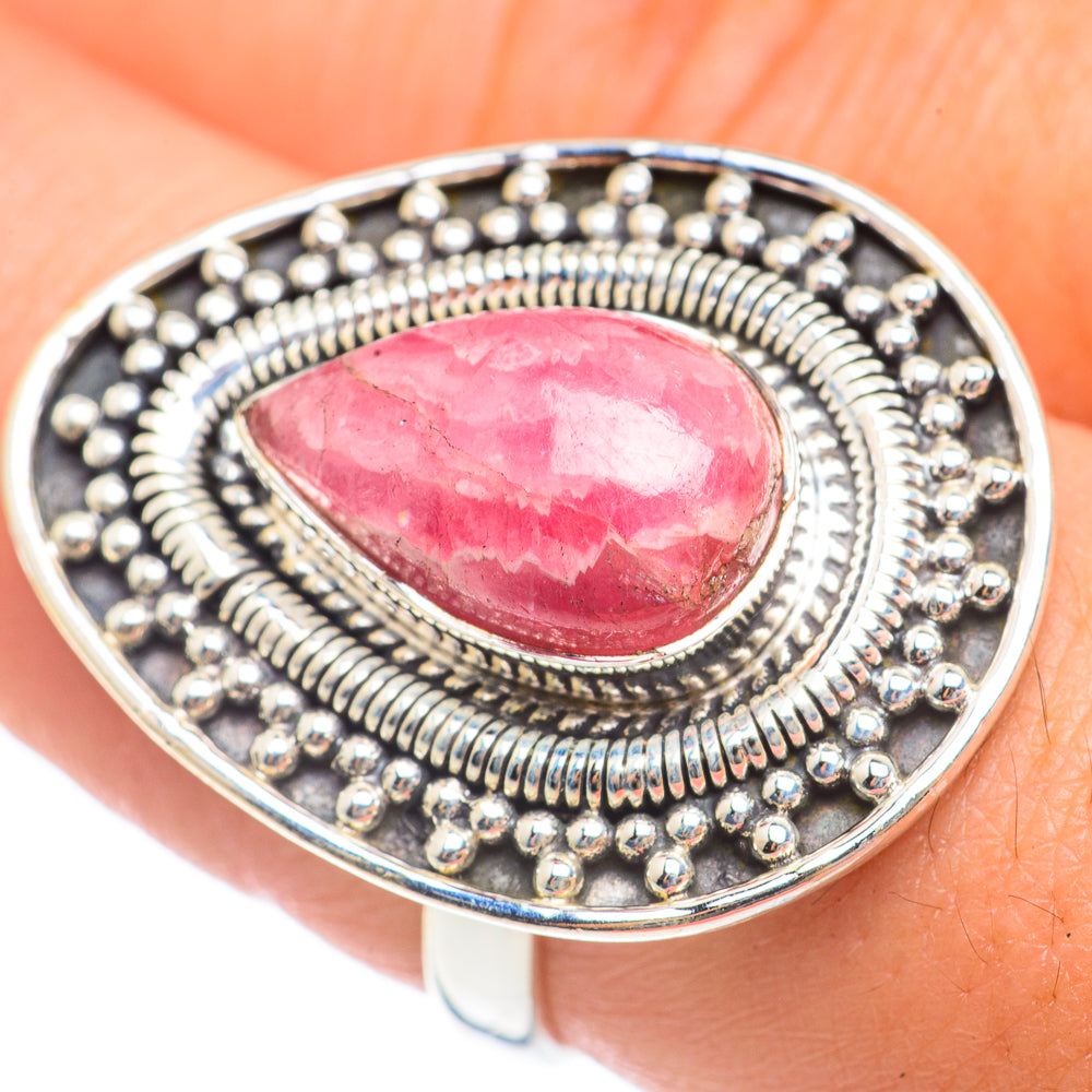 Rhodochrosite Rings handcrafted by Anasilvercos - RING68356