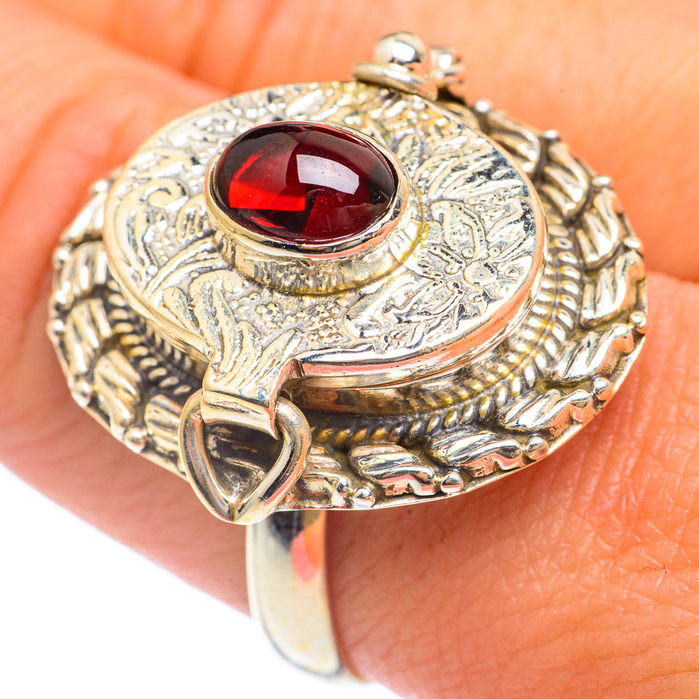 Garnet Rings handcrafted by Anasilvercos - RING68362